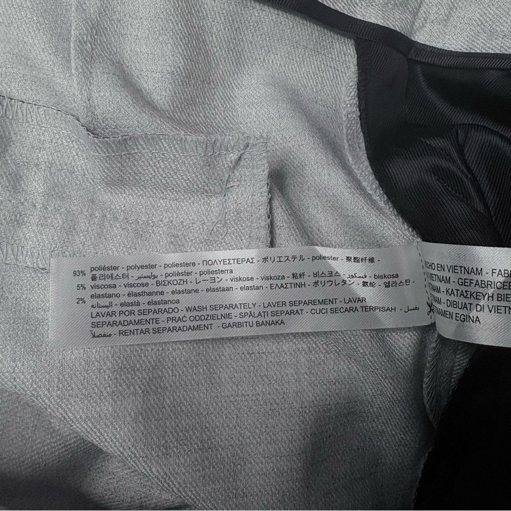 Zara Light Gray Ankle casual pants Sz XXL - Picture 13 of 14